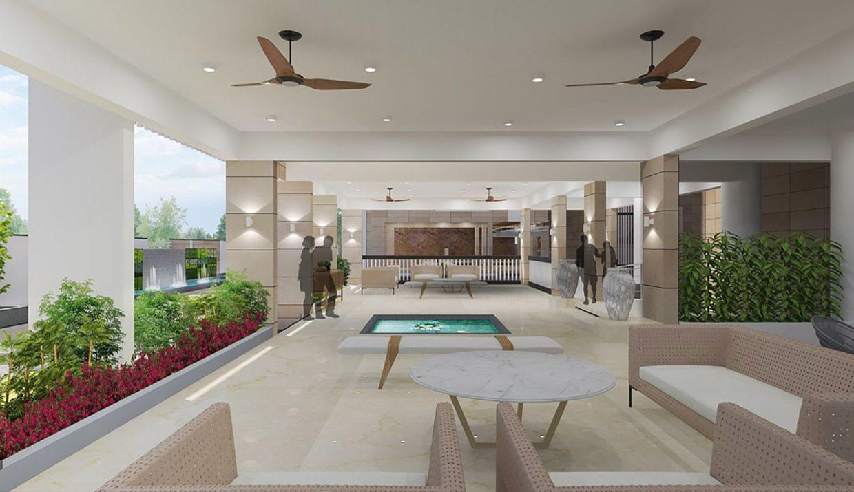 ambience courtyard living area